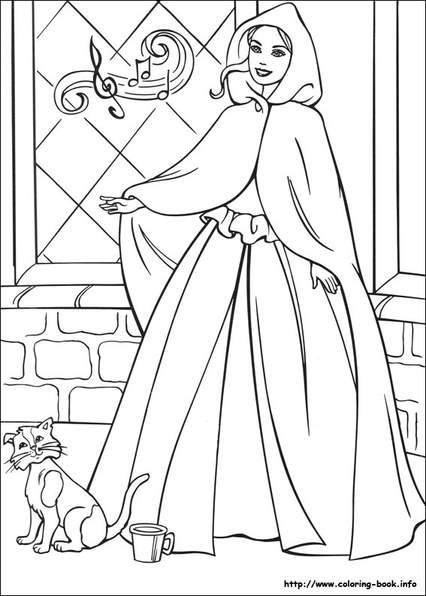 Barbie Princess And The Pauper Coloring Pages 4