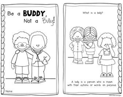 Be A Buddy Not A Bully Coloring Page 7