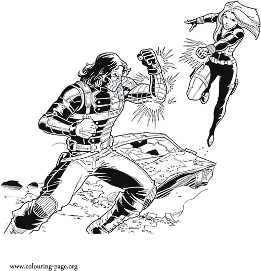 Captain America The Winter Soldier Coloring Pages 3