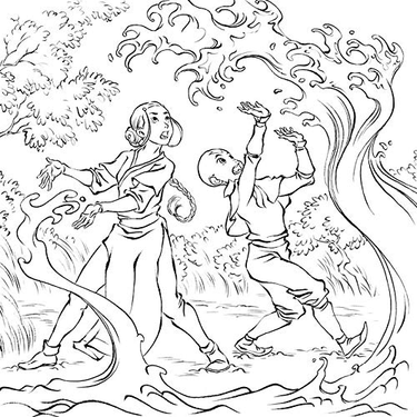 Coloring Pages Avatar The Last Airbender 4