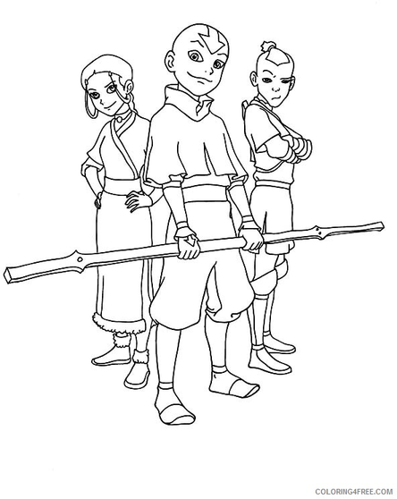 Coloring Pages Avatar The Last Airbender 5
