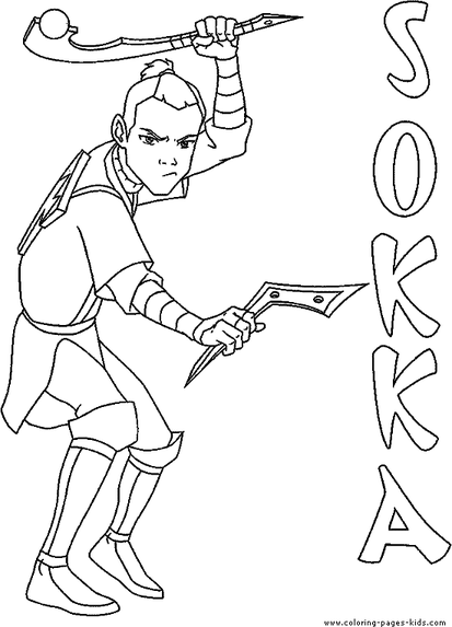 Coloring Pages Avatar The Last Airbender 7