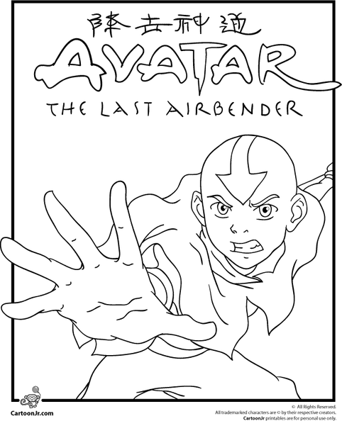 Coloring Pages Avatar The Last Airbender 9