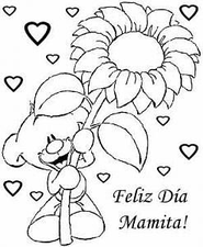 Feliz Dia De Las Madres Coloring Pages 1