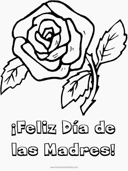 Feliz Dia De Las Madres Coloring Pages 4