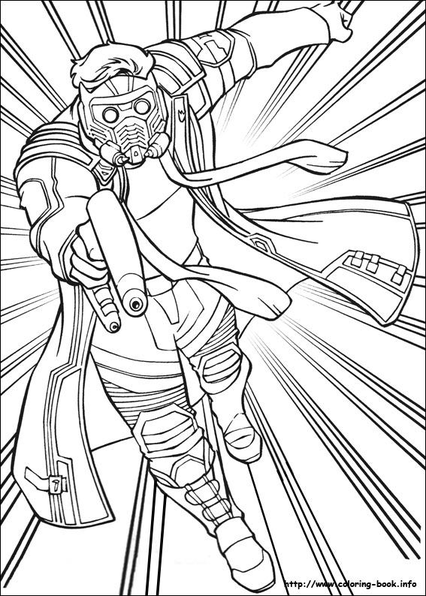 Guardians Of The Galaxy Coloring Pages 2