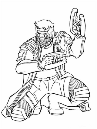 Guardians Of The Galaxy Coloring Pages 4