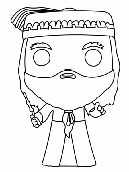 Harry Potter Funko Pop Coloring Pages 3