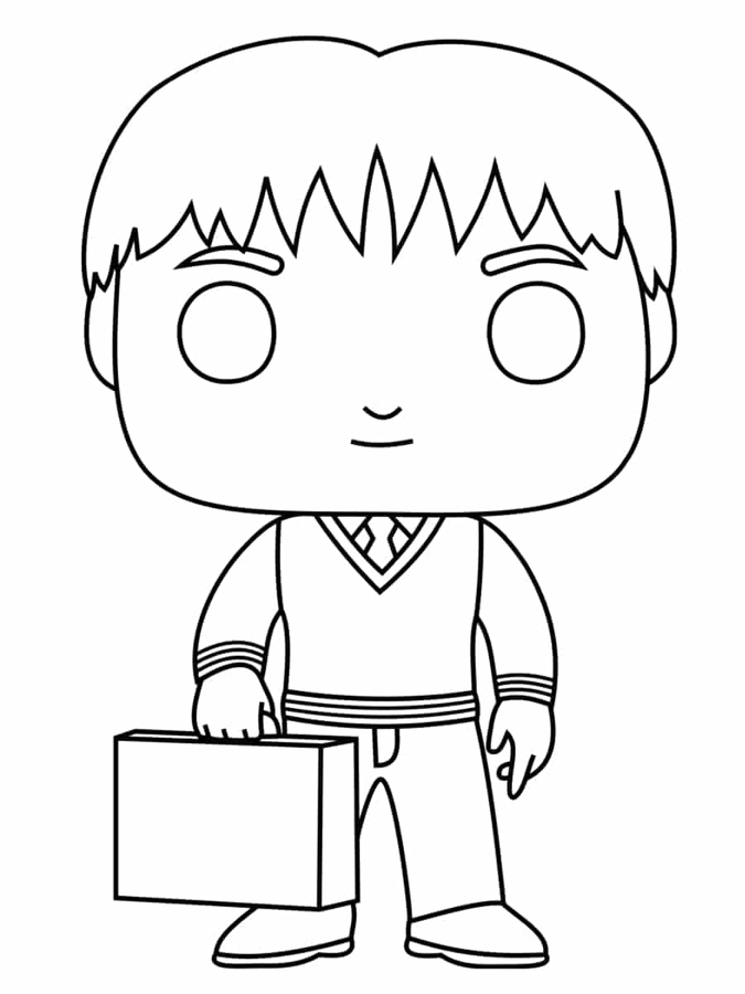 Harry Potter Funko Pop Coloring Pages 5