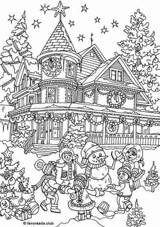 Home For The Holidays Coloring Book 1