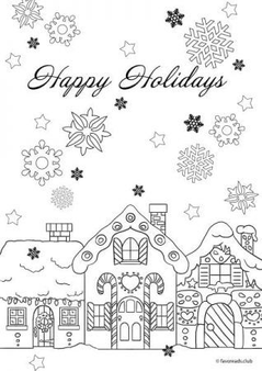 Home For The Holidays Coloring Book 2