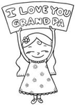 I Love You Grandpa Coloring Pages 8