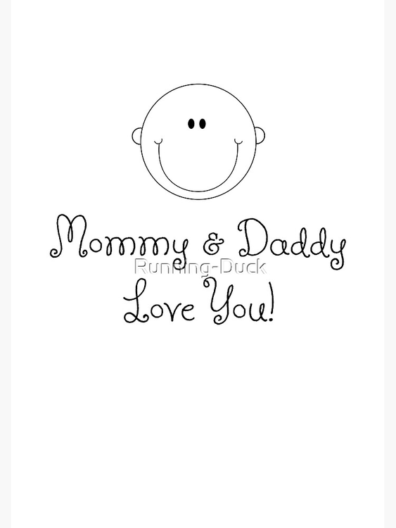 I Love You Mommy And Daddy Coloring Pages 2