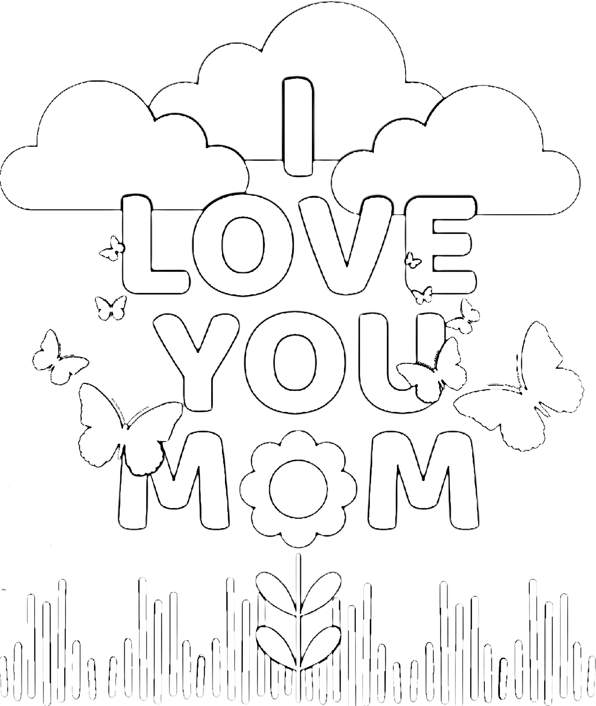 I Love You Mommy And Daddy Coloring Pages 5