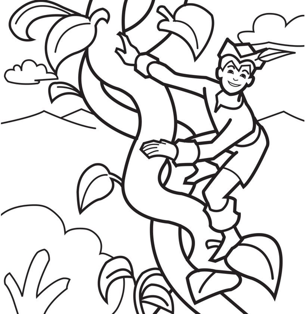 Jack And The Beanstalk Coloring Pages Free 7