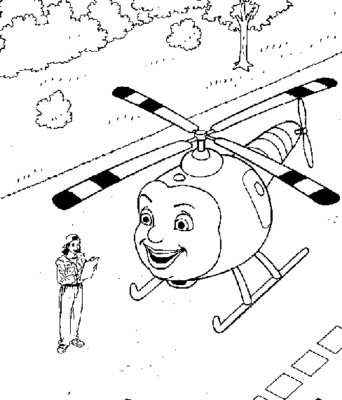 Jay Jay The Jet Plane Coloring Pages 1