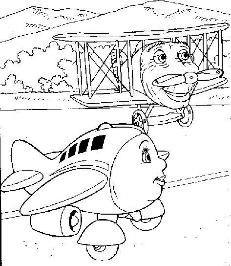 Jay Jay The Jet Plane Coloring Pages 6