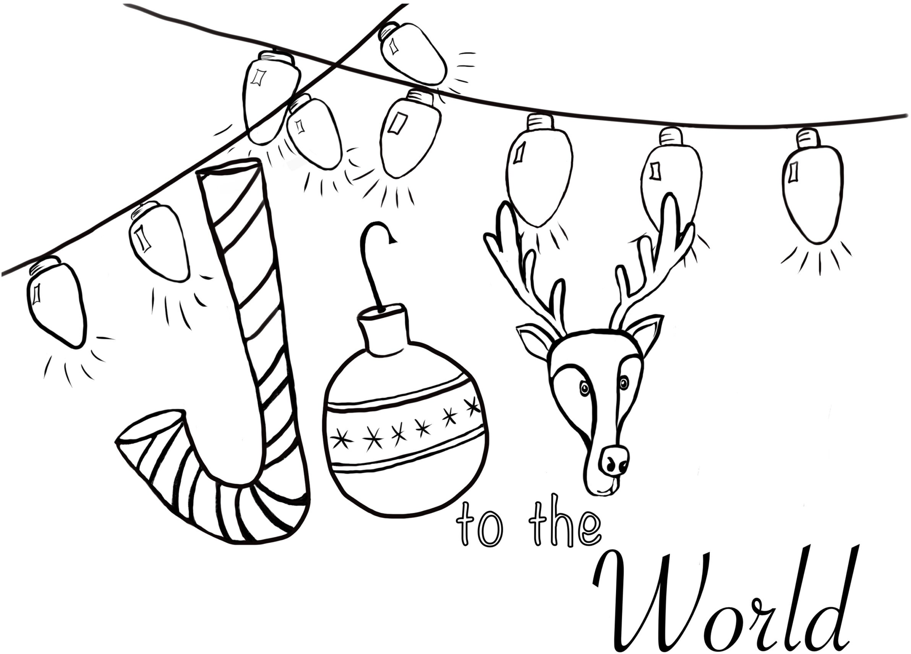 Joy To The World Coloring Pages 1