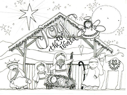 Joy To The World Coloring Pages 6