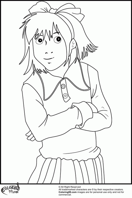 Junie B Jones Coloring Pages Printable 3