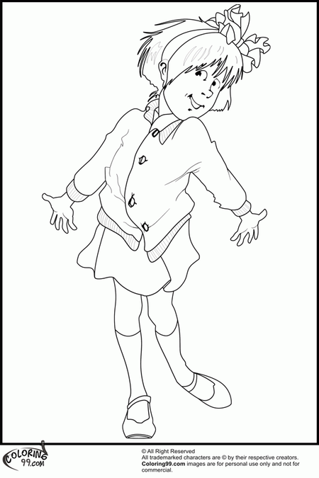 Junie B Jones Coloring Pages Printable 6