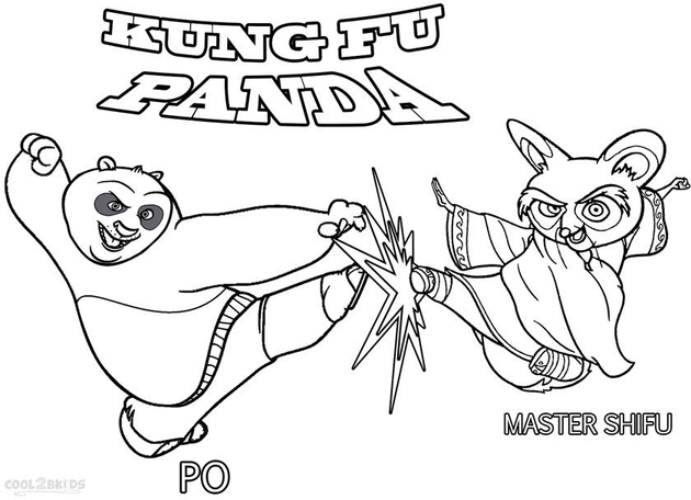 Kung Fu Panda 3 Coloring Pages 3