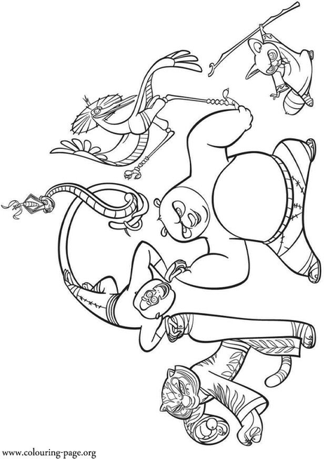 Kung Fu Panda 3 Coloring Pages 5