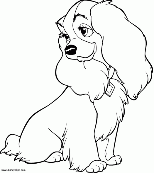 Lady And The Tramp 2 Coloring Pages 6