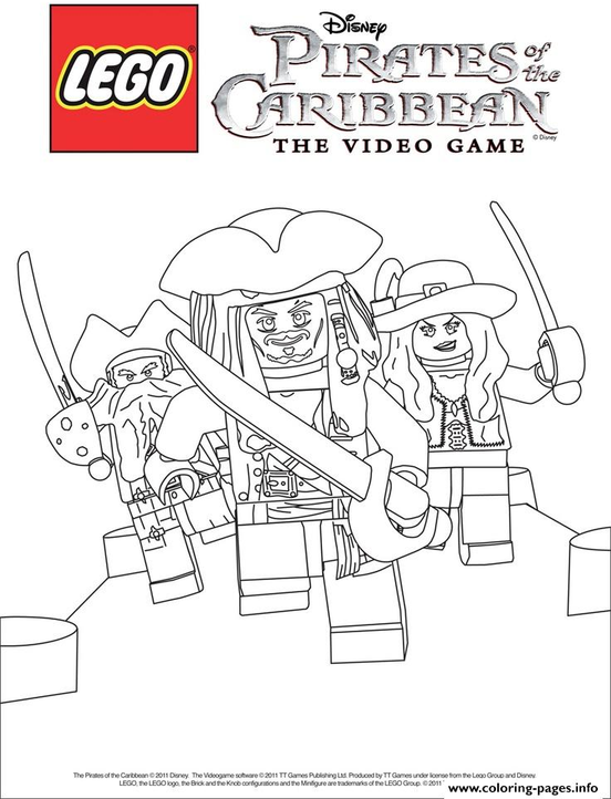 Lego Pirates Of The Caribbean Coloring Pages 5