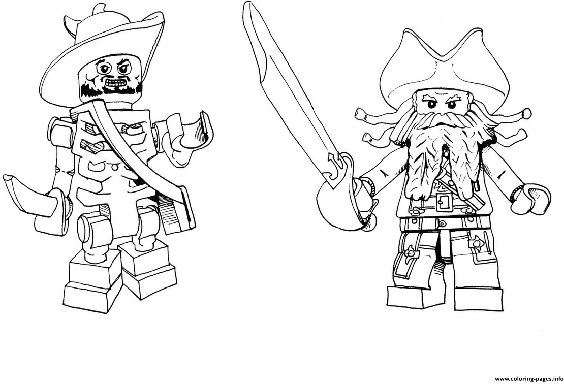 Lego Pirates Of The Caribbean Coloring Pages 6