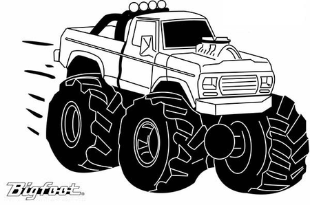 Mohawk Warrior Monster Jam Coloring Pages 6