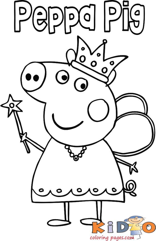 Peppa Pig Coloring Pages Nick Jr