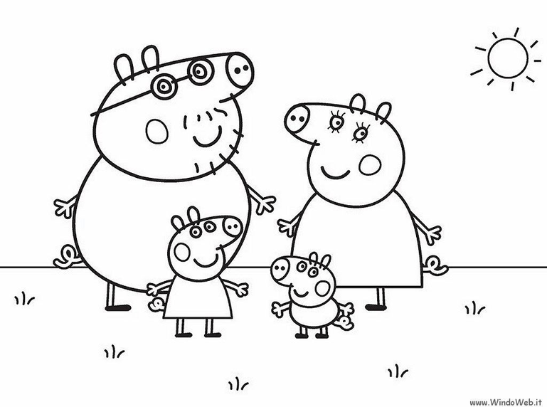 Peppa Pig Coloring Pages Nick Jr 3