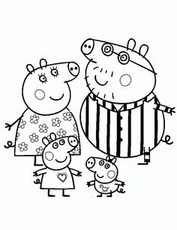 Peppa Pig Coloring Pages Nick Jr 5