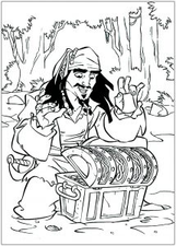 Pirates Of The Caribbean Coloring Books 3