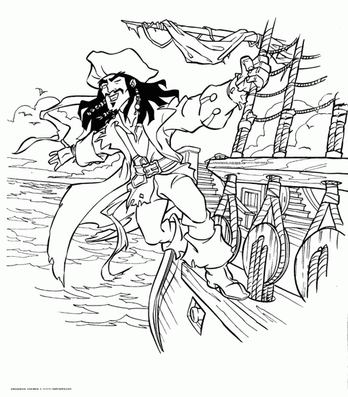 Pirates Of The Caribbean Coloring Books 6