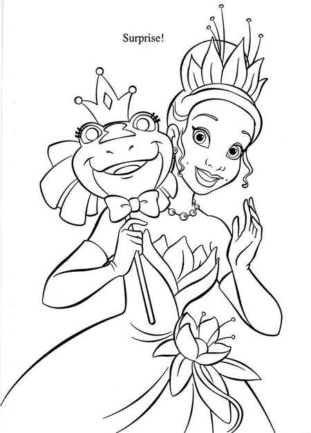 Princess And The Frog Coloring Book 7