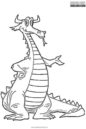 Puff The Magic Dragon Coloring Pages 1