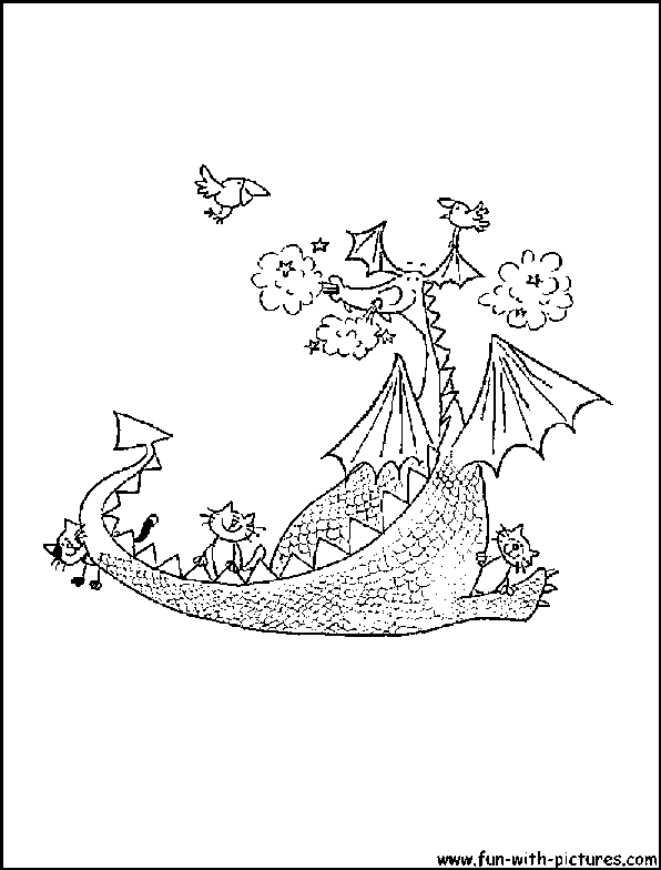 Puff The Magic Dragon Coloring Pages 2