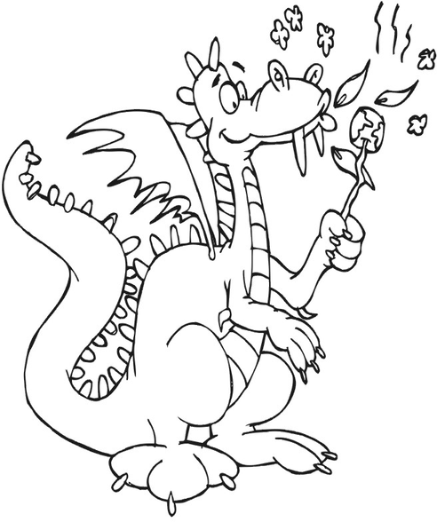 Puff The Magic Dragon Coloring Pages 3