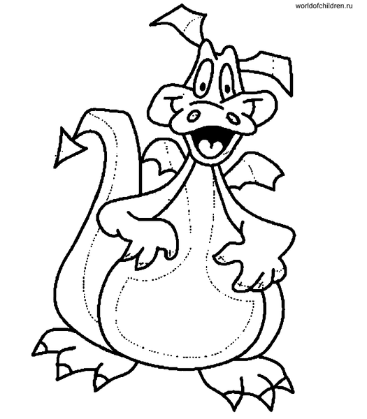 Puff The Magic Dragon Coloring Pages 4