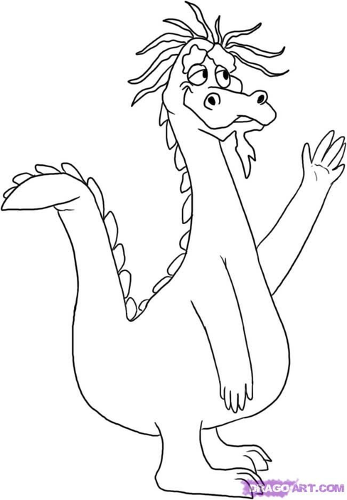 Puff The Magic Dragon Coloring Pages 7