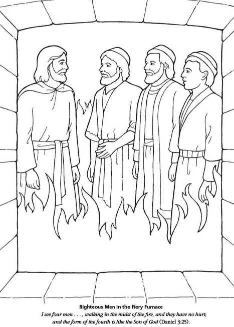 Shadrach Meshach And Abednego Coloring Page 5