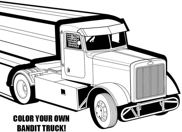 Smokey And The Bandit Coloring Pages 4