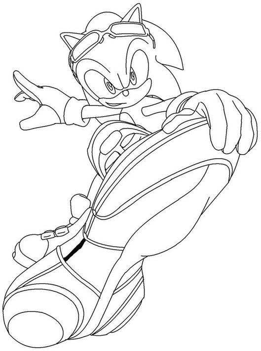 Sonic And The Black Knight Coloring Pages 6