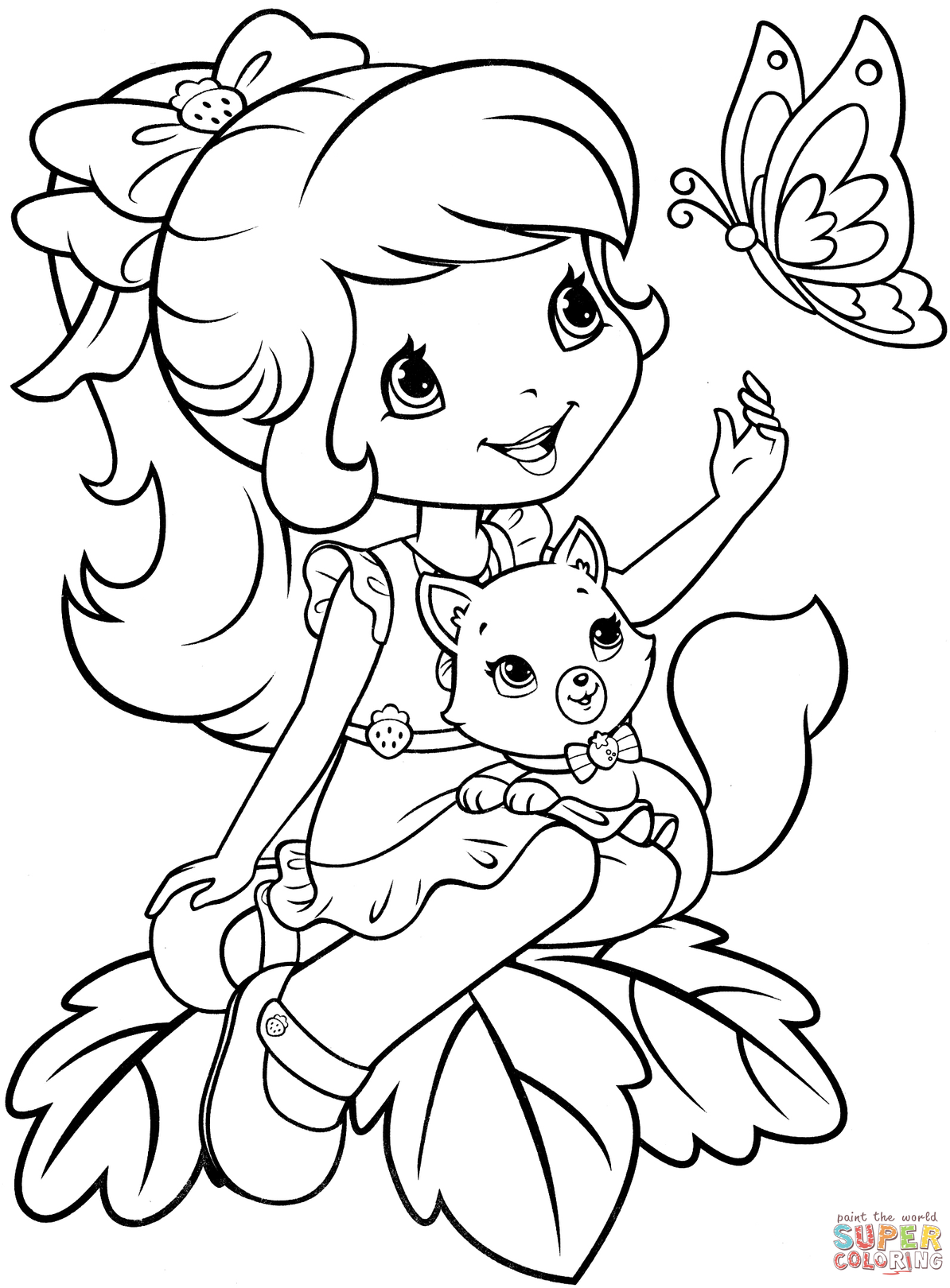 Strawberry Shortcake Cherry Jam Coloring Pages 3