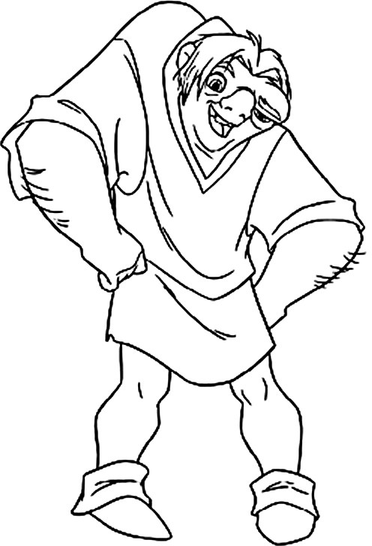 The Hunchback Of Notre Dame Coloring Pages