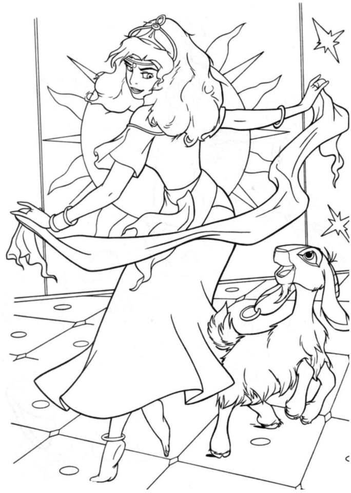 The Hunchback Of Notre Dame Coloring Pages 5