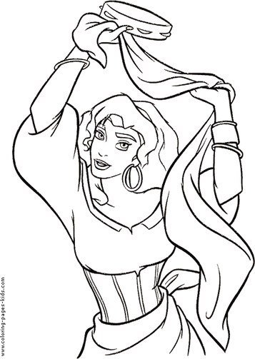 The Hunchback Of Notre Dame Coloring Pages 6