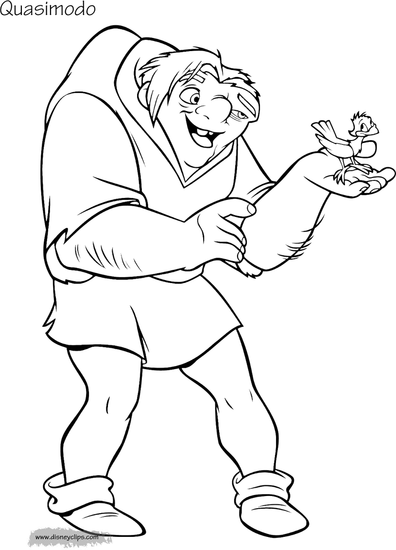 The Hunchback Of Notre Dame Coloring Pages 7